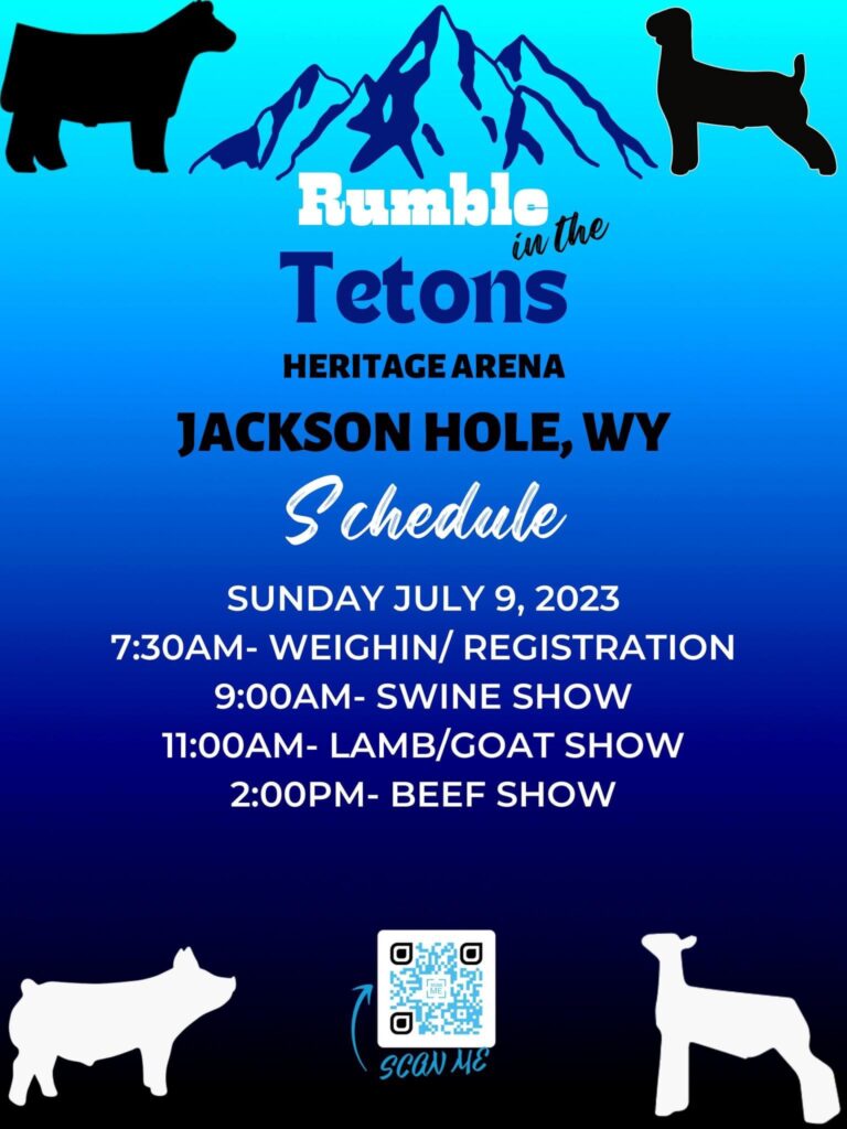 Rumble in the Tetons livestock show